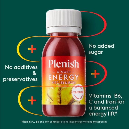 Plenish Ginger Energy Shot thumbnail 2