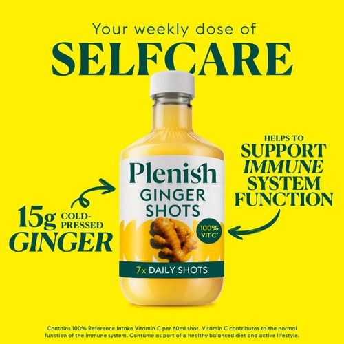 Plenish Ginger Dosing Bottle 7x Shots thumbnail 3