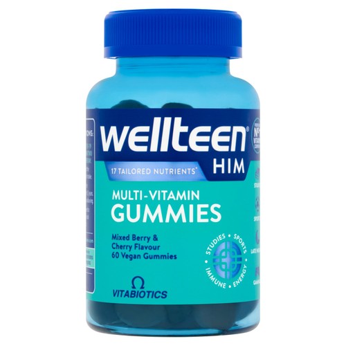 Vitabiotics Wellteen Him Gummies, Mixed Berry