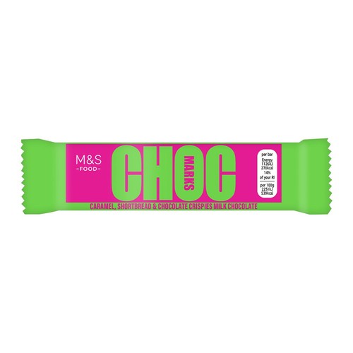 M&S Choc Marks Caramel & Shortbread thumbnail 2