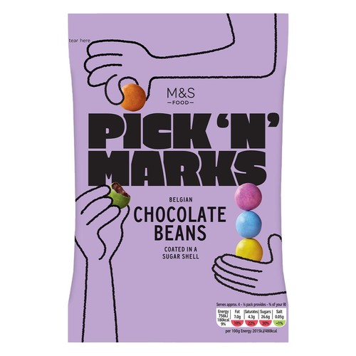 M&S Pick n Marks Belgian Chocolate Beans thumbnail 2