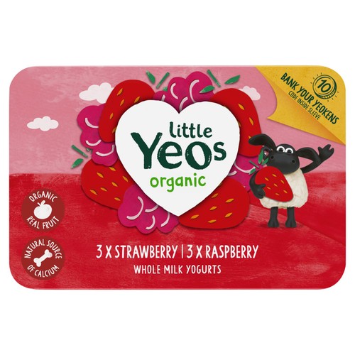 Yeo Valley Little Yeos Organic Fromage Frais Strawberry & Raspberry