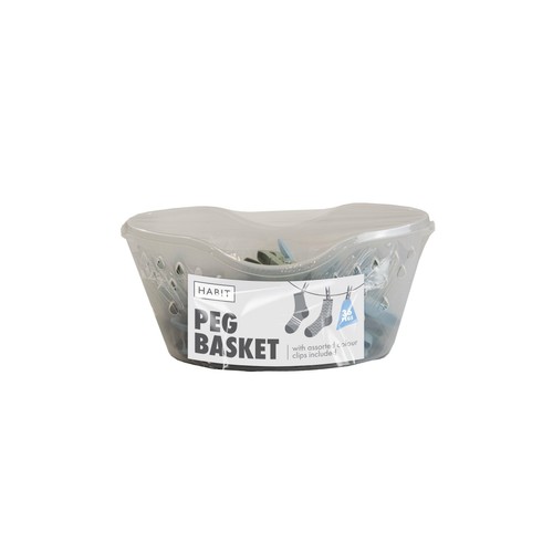 Peg Basket With Pegs