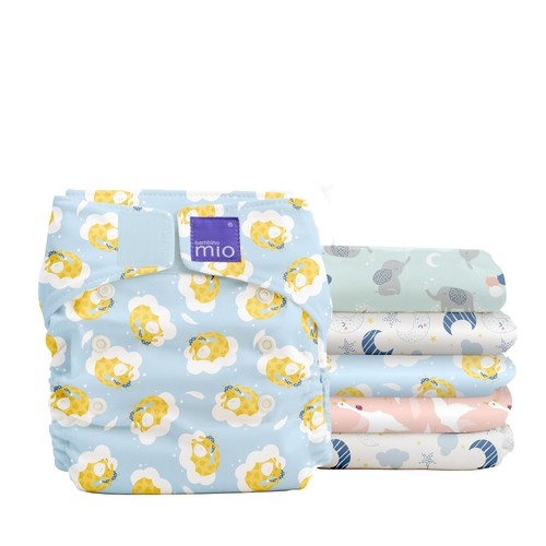 Bambino Mio Miosolo Classic All-In-One Reusable Nappy Set, Dream Size 0-5 thumbnail 2