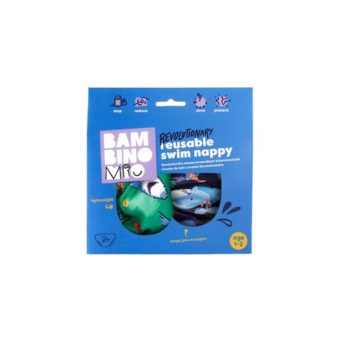 Bambino Mio Reusable Swim Nappy, Squeak & Finn, 2-3 years Size 4-5 thumbnail 3