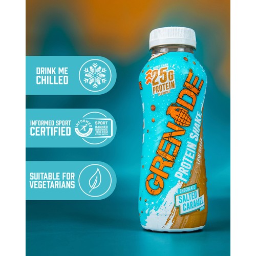 Grenade Protein Shake Salted Caramel thumbnail 5