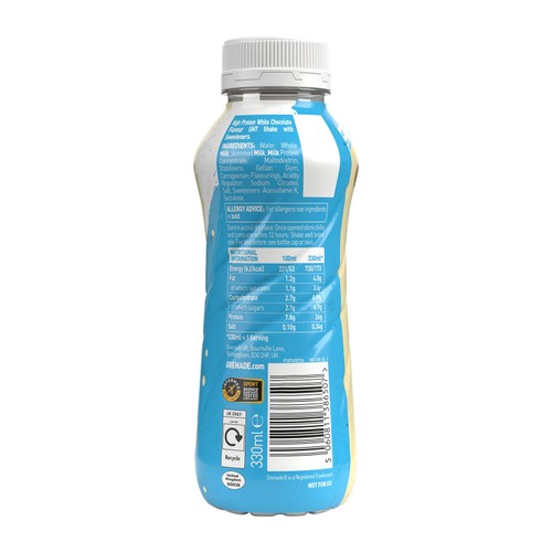 Grenade Protein Shake White Chocolate thumbnail 2