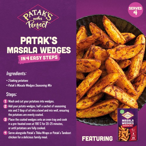 Pataks Masala Wedges Seasoning Mix thumbnail 2