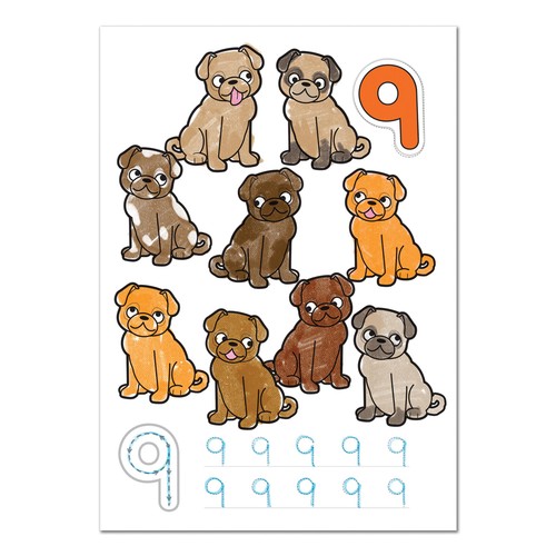 Orchard Toys 1-20 Sticker Colouring Book thumbnail 3
