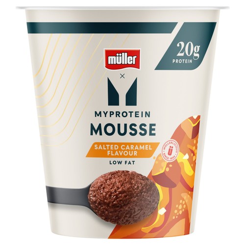 Muller x MyProtein Salted Caramel Mousse