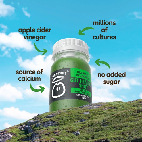 Innocent Gut Health,  Kiwi, Ginger, Apple & Lime Shot thumbnail 3