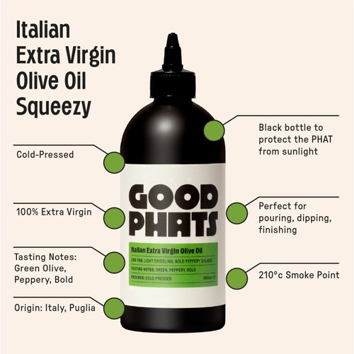 GOOD PHATS Italian Extra Virgin Olive Oil thumbnail 2