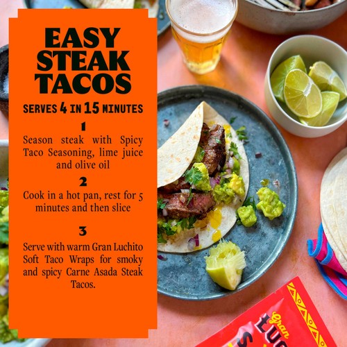 Gran Luchito 'Spicy' Smoky Chipotle & Herb Taco Seasoning Mix thumbnail 3