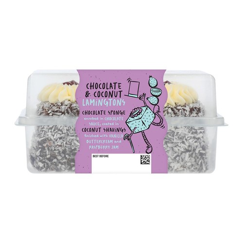 M&S Chocolate & Coconut Lamingtons thumbnail 3