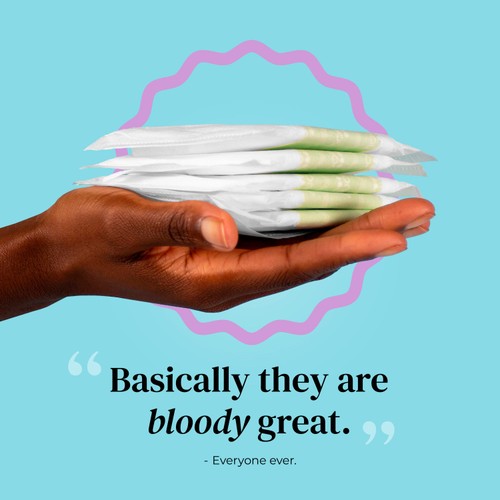 Mooncup Pads with Wings Medium Day, Zero Irritants, Vagina Approved thumbnail 6