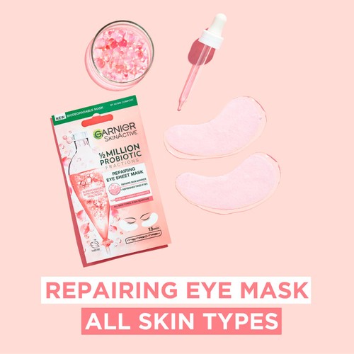 Garnier 1/2 Million Probiotic Fractions Repairing Eye Mask thumbnail 2
