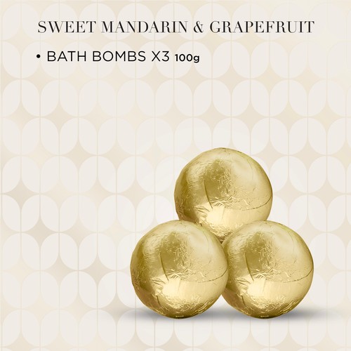 Baylis & Harding Sweet Mandarin & Grapefruit Luxury Bath Bomb Gift Set thumbnail 4