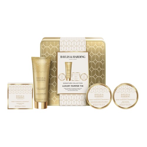 Baylis & Harding Sweet Mandarin & Grapefruit Luxury Pamper Tin Gift Set thumbnail 2
