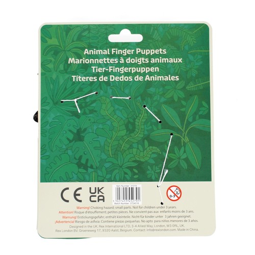 Rex London Safari Animal Finger Puppets thumbnail 3