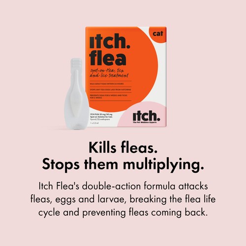 Itch Flea & Tick Spot On Treatment For Cats thumbnail 6