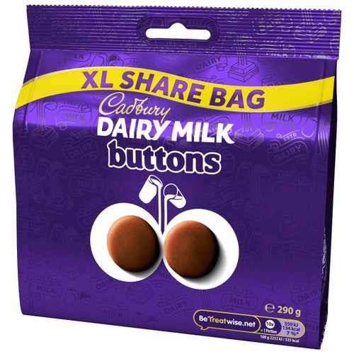 Cadbury Dairy Milk Buttons 290G thumbnail 2
