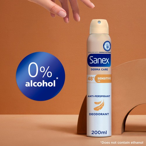 Sanex Derma Care Sensitive 48-Hour Antiperspirant Spray Deodorant thumbnail 5