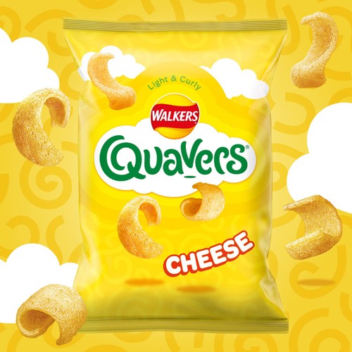 Walkers Quavers Cheese Multipack Snacks Crisps 20x16g thumbnail 4