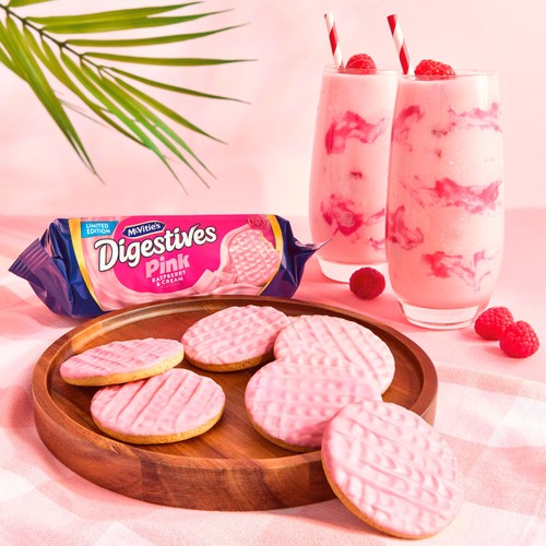 McVitie's Raspberry White Digestives Biscuits thumbnail 3