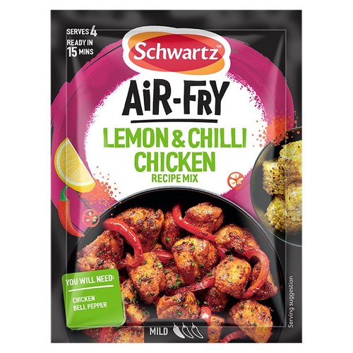 Schwartz Air Fry Lemon & Chilli Recipe Mix thumbnail 2