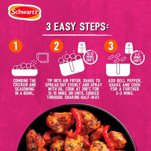 Schwartz Air Fry Lemon & Chilli Recipe Mix thumbnail 6