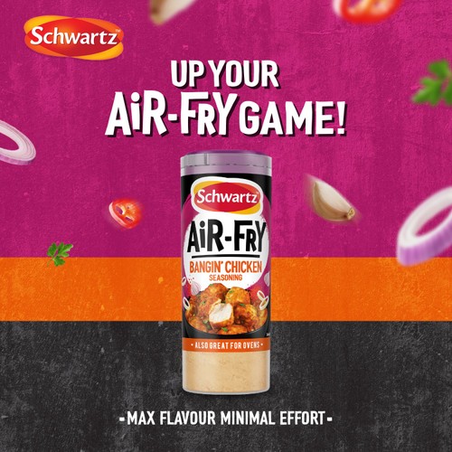 Schwartz Air Fryer Bangin' Chicken Seasoning Drum thumbnail 5