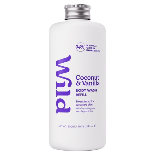 Wild Body Wash Refill Coconut & Vanilla