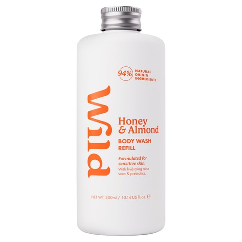 Wild Body Wash Refill Honey & Almond