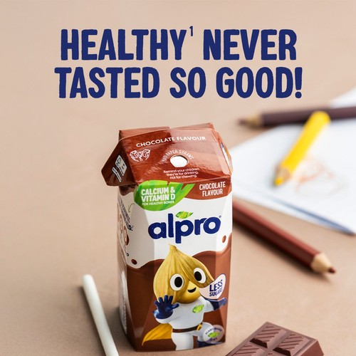 Alpro Kids Oat Chocolate Long Life Dairy Free Drink thumbnail 3