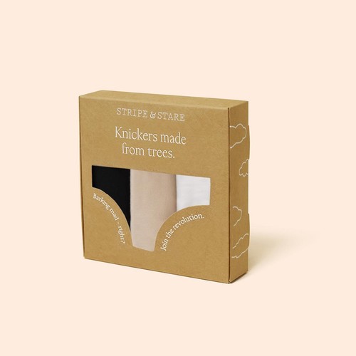 Stripe & Stare Knickers, Classic Basics, XL thumbnail 6
