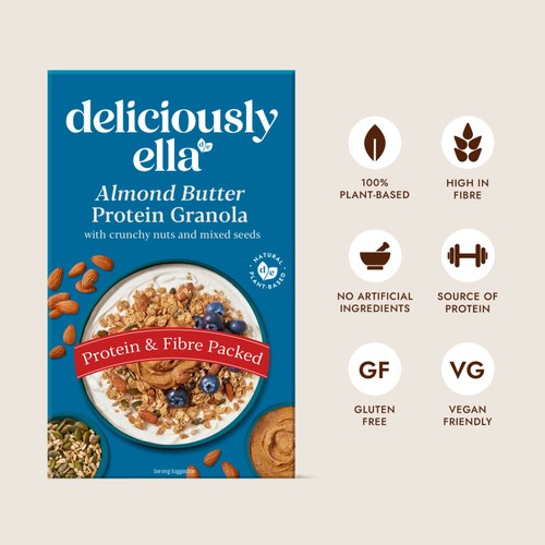 Deliciously Ella Almond Butter Protein Granola thumbnail 7