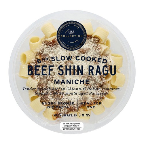 M&S Collection 6hr Slow Cooked Beef Shin Ragu Maniche Serves 1 thumbnail 3
