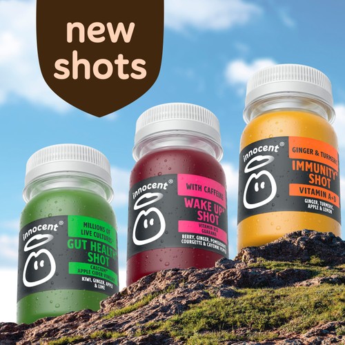 Innocent Wake Up Berry Ginger Pomegranate Courgette & Cayenne Pepper Shot thumbnail 5