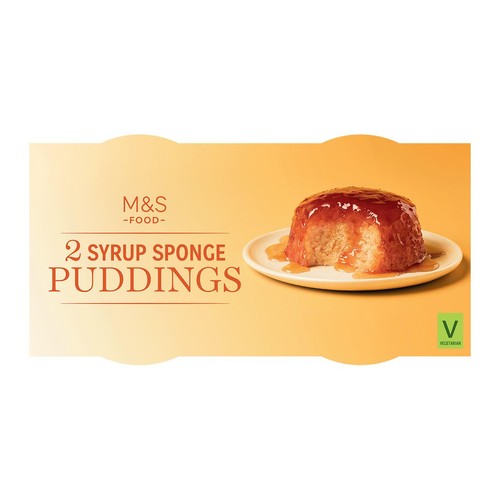 M&S 2 Syrup Sponge Puddings