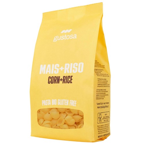 Gustosa Gluten Free Pasta Organic Corn & Rice Conchiglie thumbnail 2