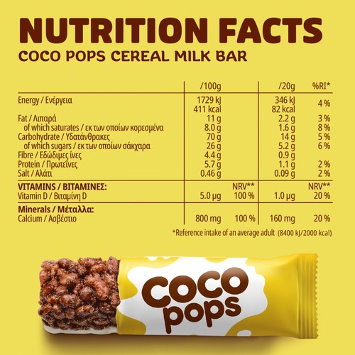 Kellogg's Coco Pops Cereal Milk Bars thumbnail 2
