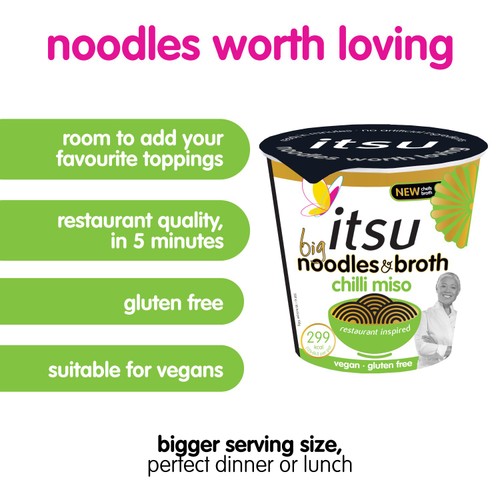 itsu BIG chilli miso instant noodles & broth pot thumbnail 2