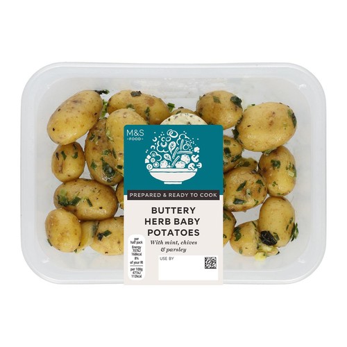 M&S Buttery Herb Baby Potatoes thumbnail 2