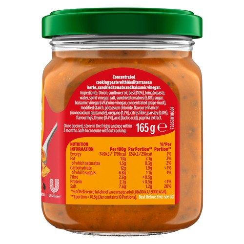 Knorr Sundried Tomato & Herbs Cooking Paste thumbnail 2