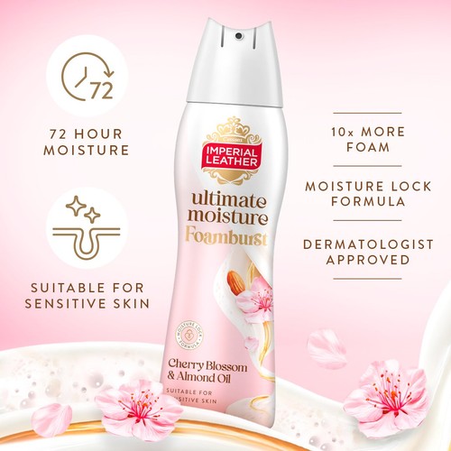 Imperial Leather Ultimate Moisture Cherry Blossom & Almond Oil Foamburst thumbnail 5