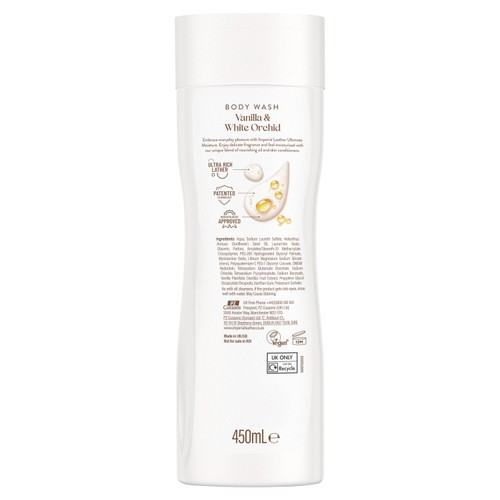Imperial Leather Ultimate Moisture Vanilla & White Orchid Body Wash thumbnail 2
