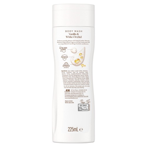 Imperial Leather Ultimate Moisture Vanilla & White Orchid Body Wash thumbnail 2