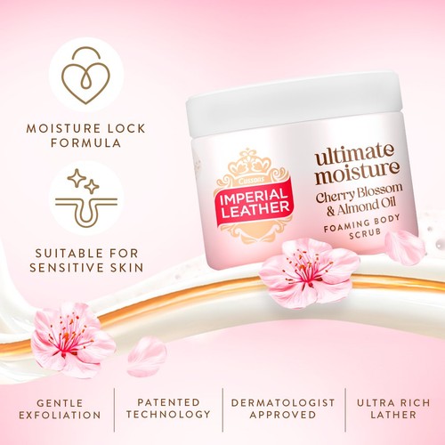 Imperial Leather Ultimate Moisture Cherry Blossom & Almond Oil Body Scrub thumbnail 4