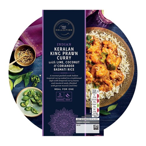 M&S Collection Keralan King Prawn Curry With Basmati Rice thumbnail 4