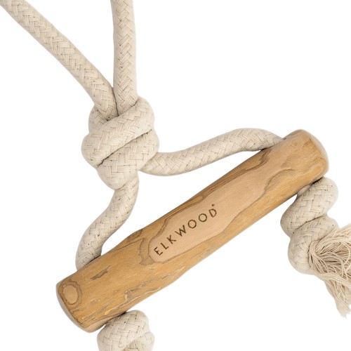 Elkwood Coffee Wood Rope & Bar Tug Dog Toy thumbnail 4